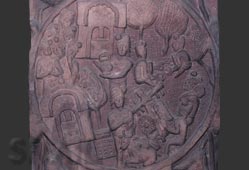 祇園精舎の寄進（インド博物館・バールフットの欄楯）前二世紀